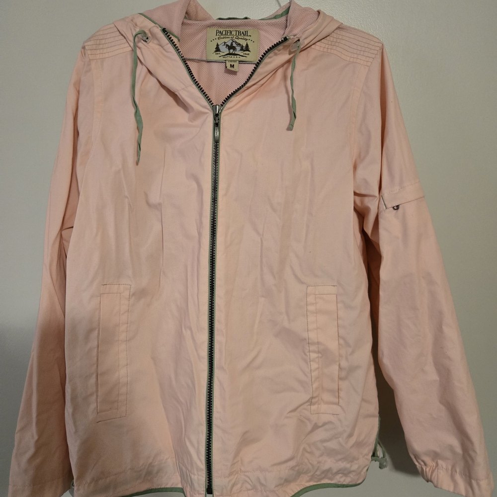Womens Vintage Pacific Trail Light Pink Utility Jacket Size Medium